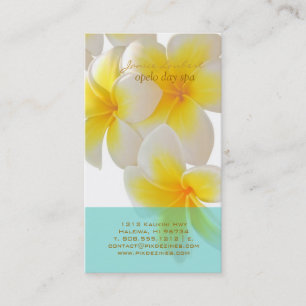 Carte De Visite Pix-Dezines Plumeria d'Hawaï