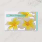 Carte De Visite Pix-Dezines Plumeria d'Hawaï (Dos)