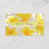 Carte De Visite Pix-Dezines Plumeria d'Hawaï (Dos)