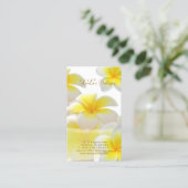 Carte De Visite Pix-Dezines Plumeria d'Hawaï (Debout devant)