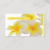 Carte De Visite Pix-Dezines Plumeria d'Hawaï (Dos)