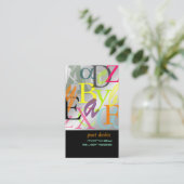 Carte De Visite PixDezines ABC, Alpha grec (Debout devant)