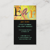 Carte De Visite PixDezines ABC, grec Alpha (Dos)