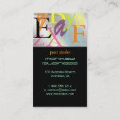 Carte De Visite PixDezines ABC, grec Alpha (Dos)