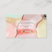 Carte De Visite PixDezines Abstract Alcohol n Ink (Dos)