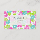 Carte De Visite PixDezines aquarelle affecte/hibiscus (Dos)