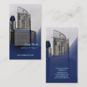Carte De Visite PixDezines Architectes Stylish (Devant / Derrière)