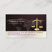 Carte De Visite PixDezines ATTORNEYS/PEARL+MAROON (Dos)