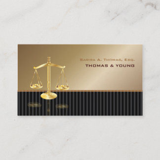 Carte De Visite PixDezines ATTORNEYS/SASSY/COPPER+NOIR