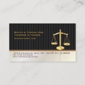 Carte De Visite PixDezines ATTORNEYS/SASSY/WHITE+GRAY (Dos)