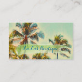 Carte De Visite PixDezines baie de kailua/plage hawaïenne vintage (Dos)