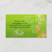 Carte De Visite PixDezines Bambou + tourbillons de nacre (Dos)