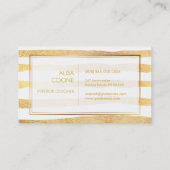 Carte De Visite PixDezines bandes d'or (Dos)