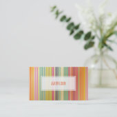 Carte De Visite PixDezines bandes malibu/or (Debout devant)