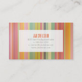 Carte De Visite PixDezines bandes malibu/or (Dos)