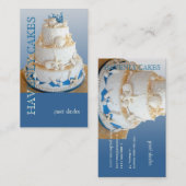 Carte De Visite PixDezines Beach Wedding Cake/do-it-yourself coule (Devant / Derrière)