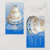 Carte De Visite PixDezines Beach Wedding Cake/DO-IT-YOURSELF coule (Devant / Derrière)