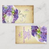 Carte De Visite PixDezines bouquet de mariée, fleuristes/do-it-you (Devant / Derrière)