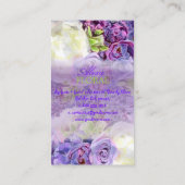 Carte De Visite PixDezines bouquet de mariée, fleuristes/do-it-you (Dos)