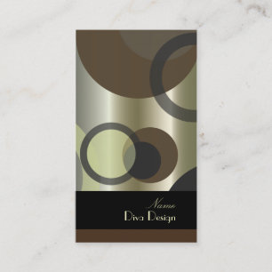 Carte De Visite PixDezines bulles de morue / Syle rétro + Couleurs