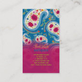 Carte De Visite PixDezines cachemire dessiné à la main/do-it-yours (Dos)