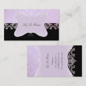 Carte De Visite PixDezines Céline Damask (Devant / Derrière)