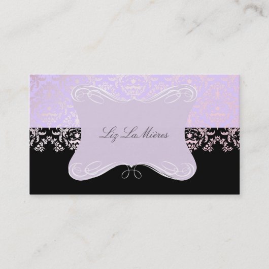 Carte De Visite PixDezines Céline Damask (Devant)