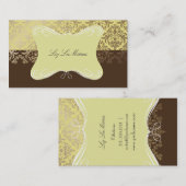 Carte De Visite PixDezines Céline Damask (Devant / Derrière)