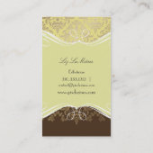 Carte De Visite PixDezines Céline Damask (Dos)