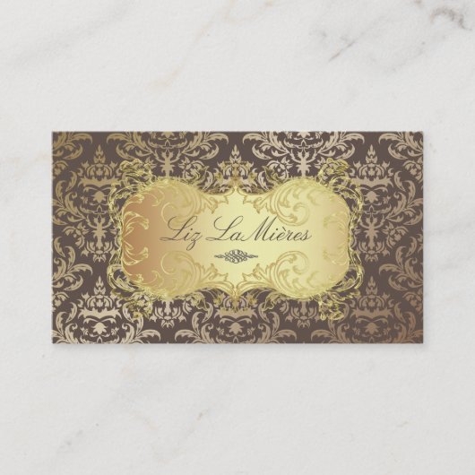 Carte De Visite PixDezines Céline Damask (Devant)
