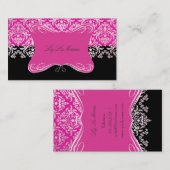 Carte De Visite PixDezines Céline Damask (Devant / Derrière)