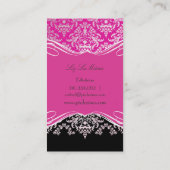 Carte De Visite PixDezines Céline Damask (Dos)