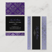 Carte De Visite PixDezines Céline Damask (Devant / Derrière)