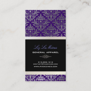 Carte De Visite PixDezines Céline Damask