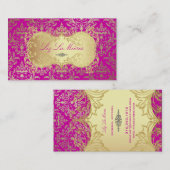 Carte De Visite PixDezines Céline Damask (Devant / Derrière)