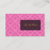 Carte De Visite PixDezines Céline Damask (Dos)