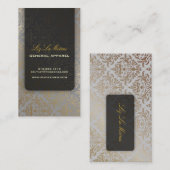 Carte De Visite PixDezines Céline Damask (Devant / Derrière)