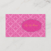 Carte De Visite PixDezines Céline Damask (Dos)