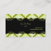 Carte De Visite PixDezines citron lime Olivia Damask/do-it-yoursel (Dos)