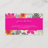 Carte De Visite PixDezines couleur Arrière - plan Hawaiian Jungle/ (Dos)