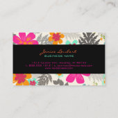 Carte De Visite PixDezines couleur Arrière - plan Hawaiian Jungle/ (Dos)