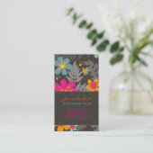 Carte De Visite PixDezines couleur Arrière - plan Hawaiian Jungle/ (Debout devant)