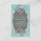 Carte De Visite PixDezines couleur Damas victorienne/do-it-yoursel (Dos)