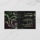 Carte De Visite PixDezines Crest Damask (Dos)