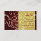 Carte De Visite PixDezines Crest Damask (Dos)