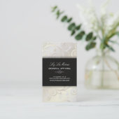 Carte De Visite PixDezines cupcakes tourbillons + blanc nacré (Debout devant)