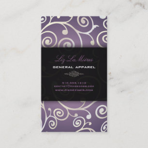 Carte De Visite PixDezines cupcakes tourbillons + lavandre