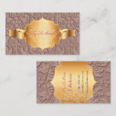 Carte De Visite PixDezines damas baroque/mauve (Devant / Derrière)