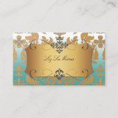 Carte De Visite PixDezines damas baroque/turquoise (Devant)