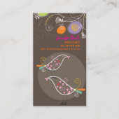 Carte De Visite PixDezines dandelions+inséparables/do-it-yourself (Devant)